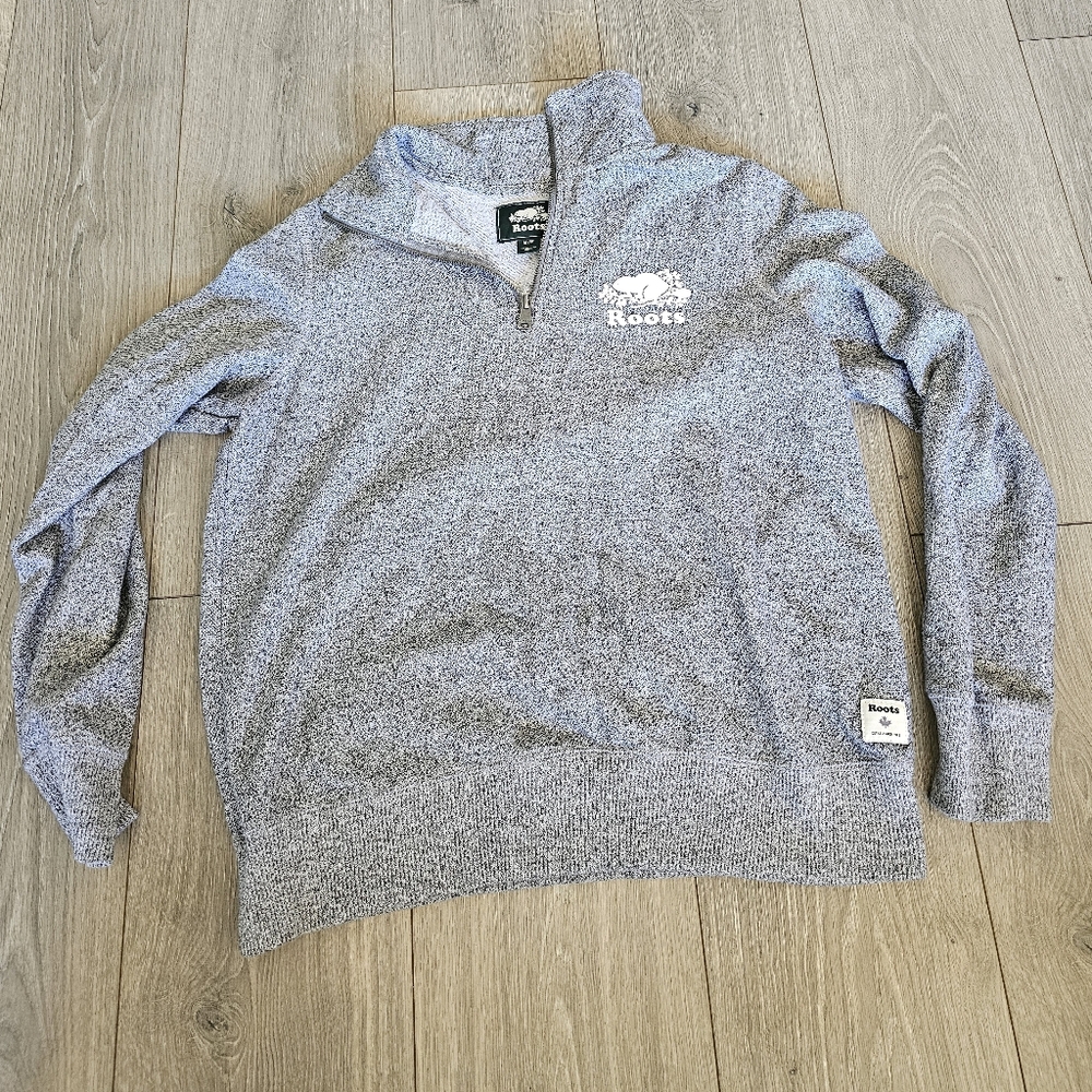 Roots Gray Women Sweater